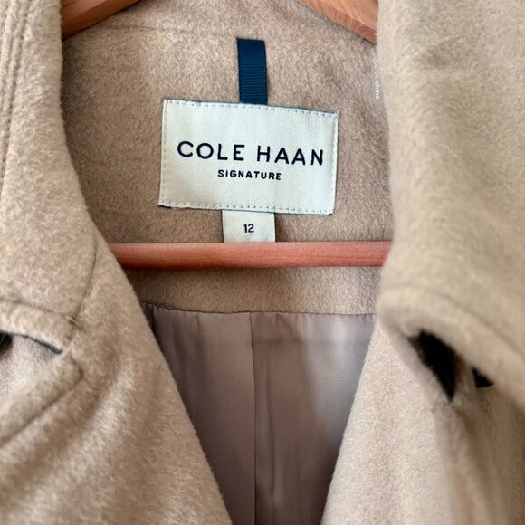 Cole Haan Trench  Wool Coat - Picture 6 of 11